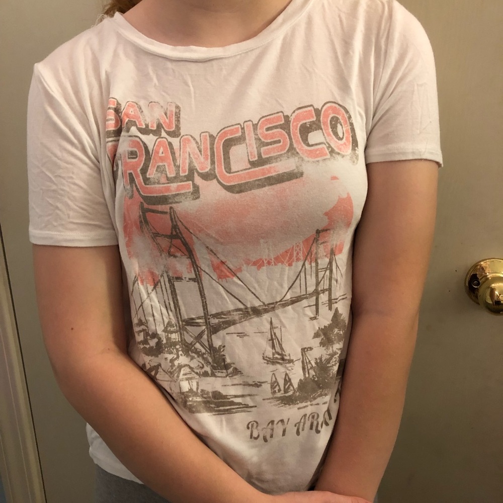 san francisco white shirt